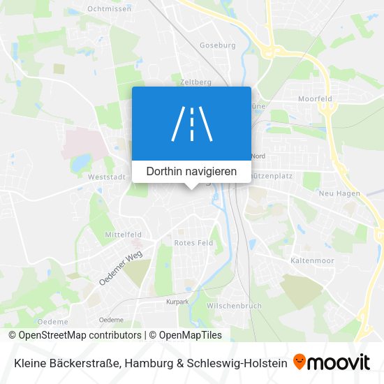 Kleine Bäckerstraße Karte