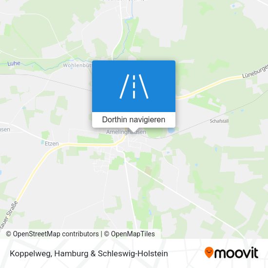 Koppelweg Karte