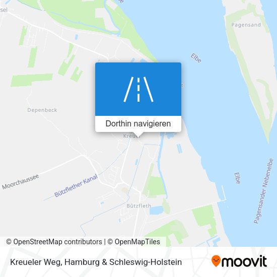 Kreueler Weg Karte