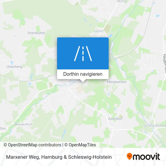 Marxener Weg Karte