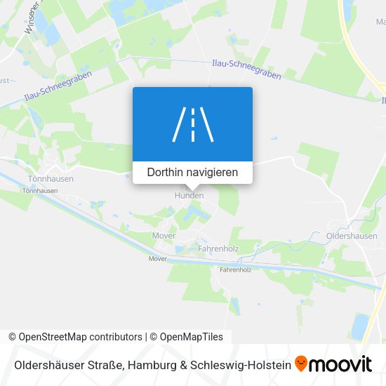 Oldershäuser Straße Karte