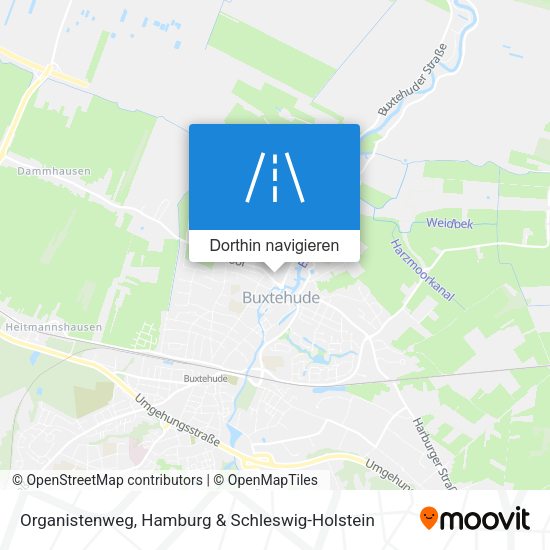 Organistenweg Karte