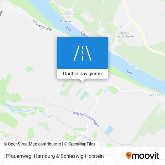 Pfauenweg Karte