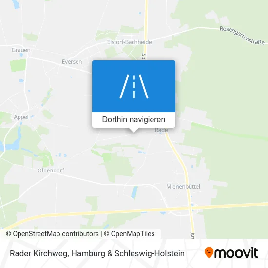 Rader Kirchweg Karte