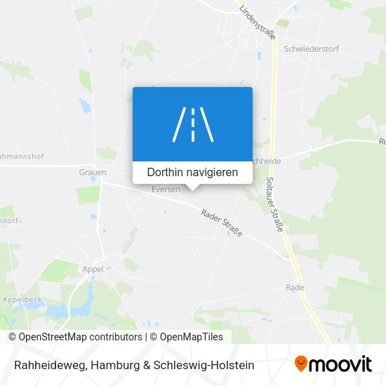 Rahheideweg Karte