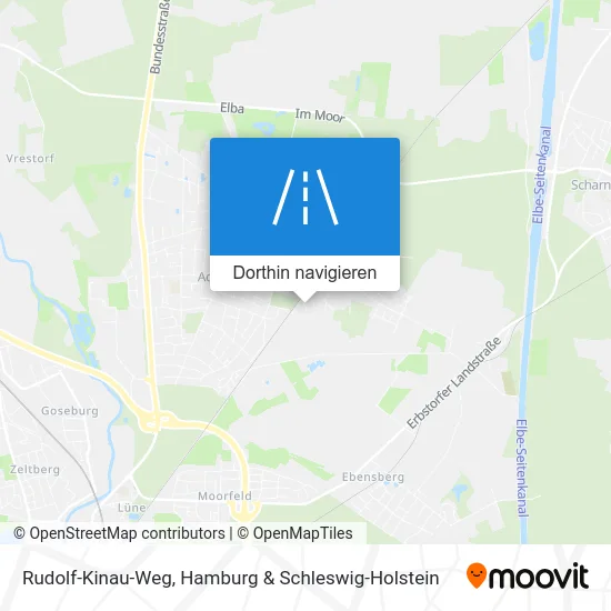 Rudolf-Kinau-Weg Karte