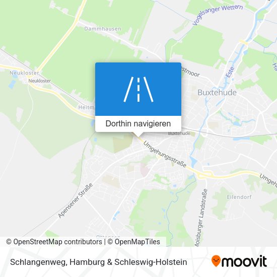 Schlangenweg Karte