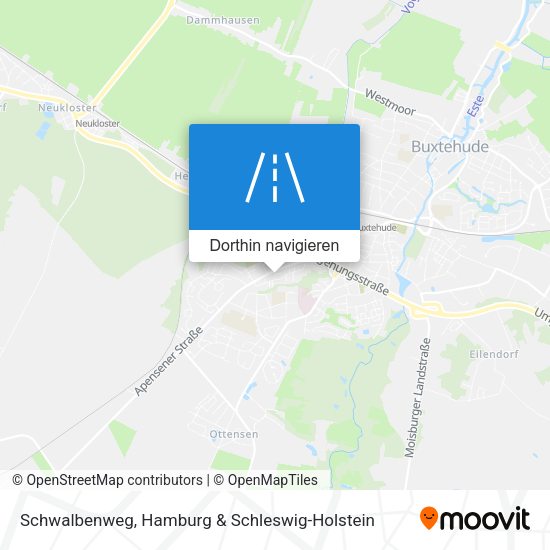 Schwalbenweg Karte