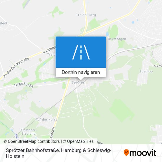 Sprötzer Bahnhofstraße Karte