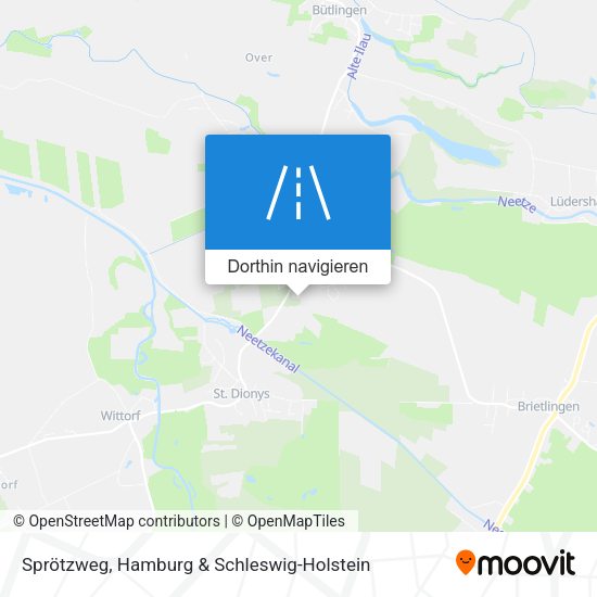 Sprötzweg Karte