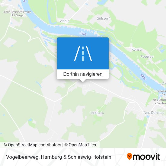 Vogelbeerweg Karte