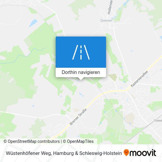 Wüstenhöfener Weg Karte