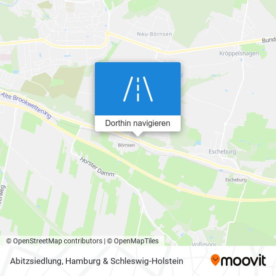 Abitzsiedlung Karte