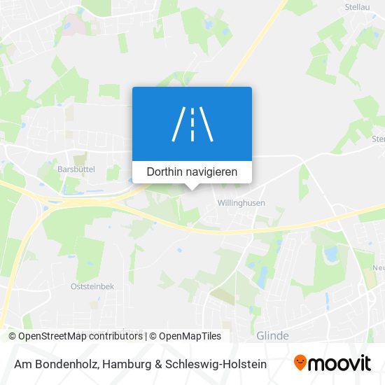 Am Bondenholz Karte