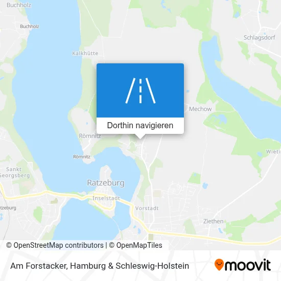 Am Forstacker Karte