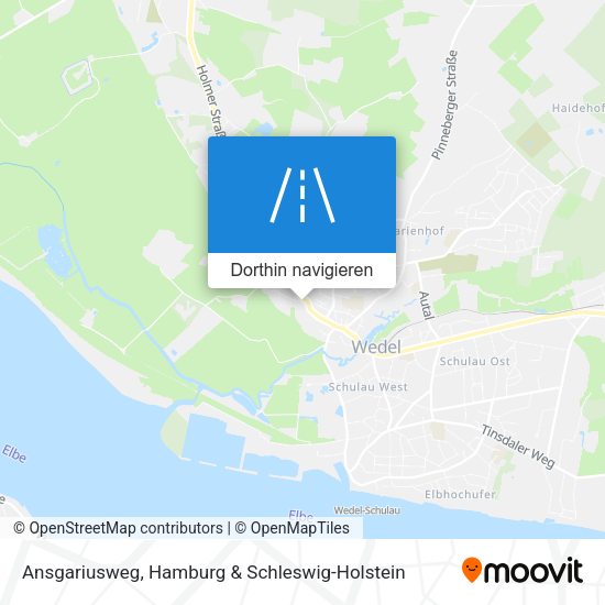 Ansgariusweg Karte