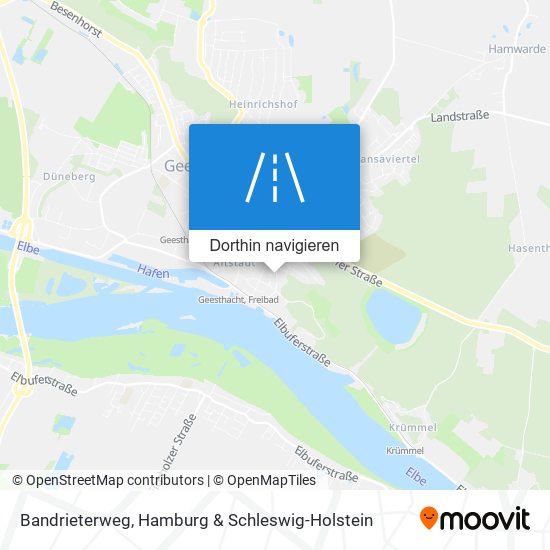 Bandrieterweg Karte