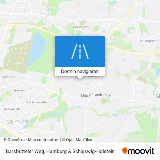 Barsbütteler Weg Karte