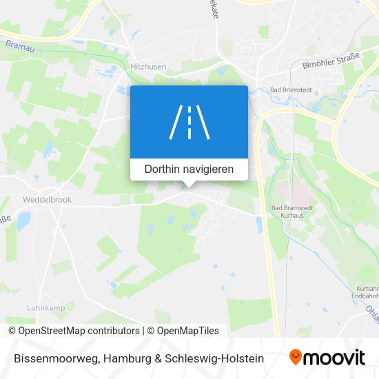 Bissenmoorweg Karte