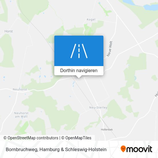 Bornbruchweg Karte