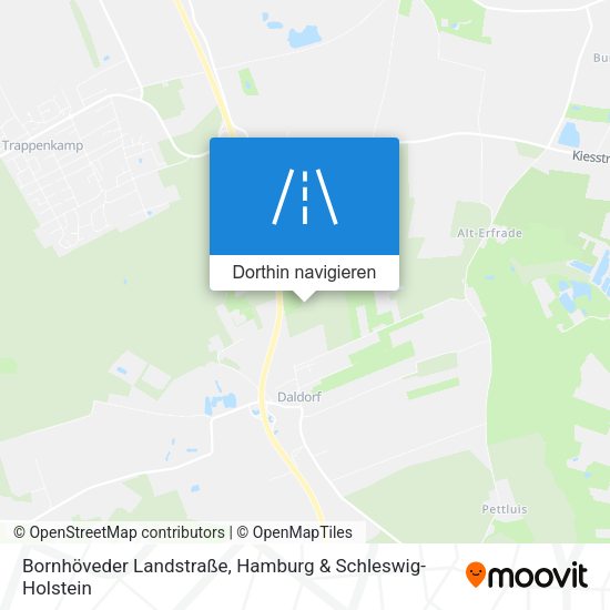 Bornhöveder Landstraße Karte