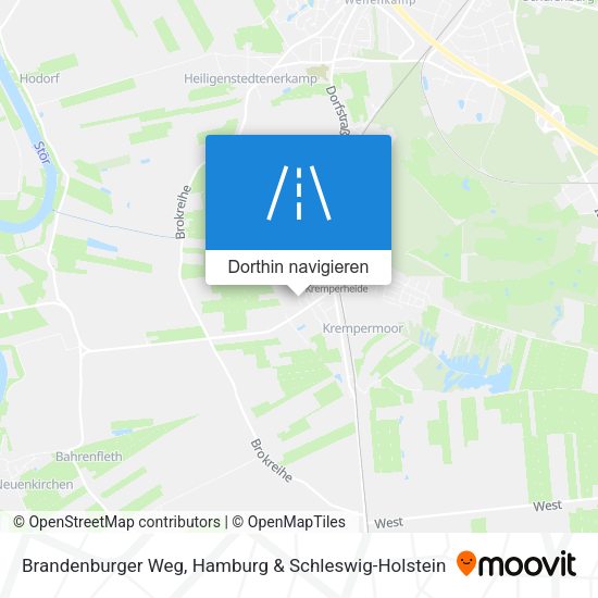 Brandenburger Weg Karte