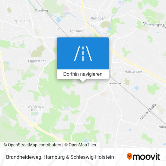 Brandheideweg Karte