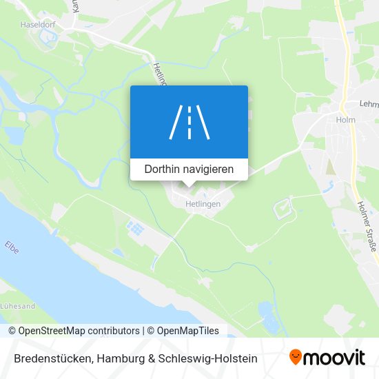 Bredenstücken Karte