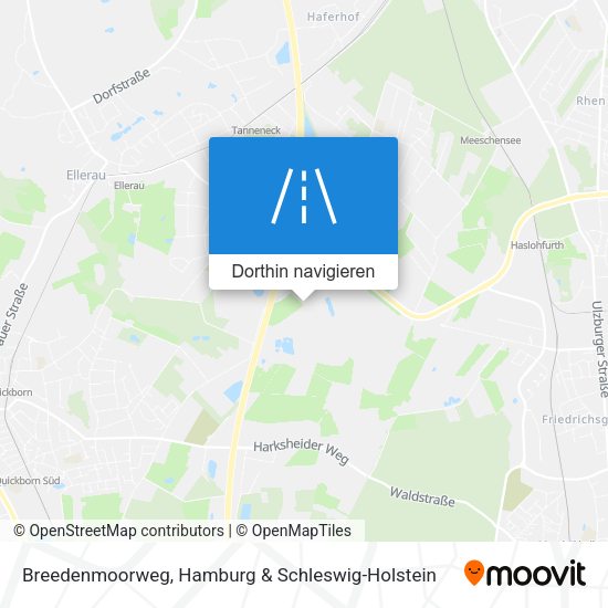 Breedenmoorweg Karte