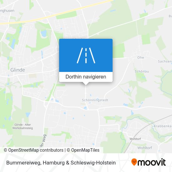 Bummereiweg Karte