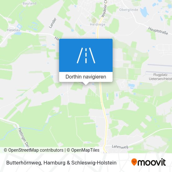 Butterhörnweg Karte