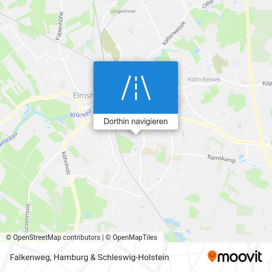 Falkenweg Karte