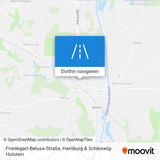 Friedegart-Belusa-Straße Karte