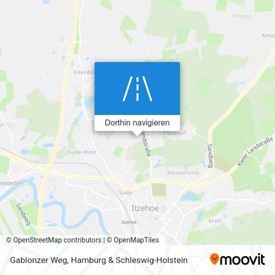 Gablonzer Weg Karte