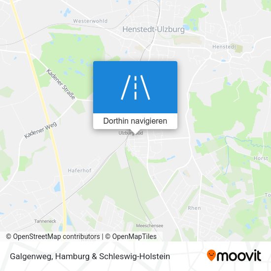 Galgenweg Karte