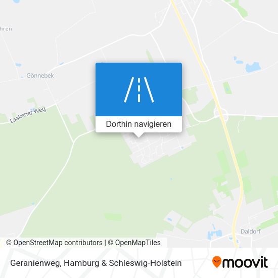 Geranienweg Karte