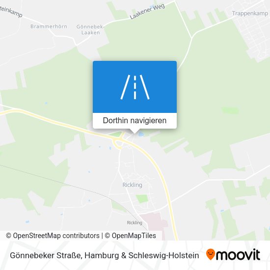 Gönnebeker Straße Karte