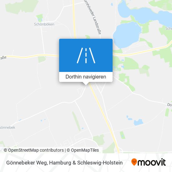 Gönnebeker Weg Karte