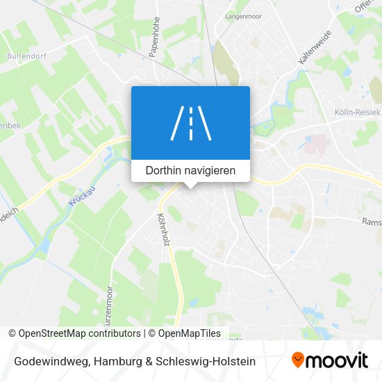 Godewindweg Karte