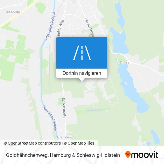 Goldhähnchenweg Karte