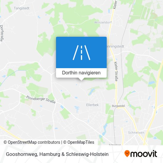 Gooshornweg Karte