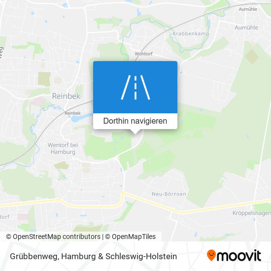 Grübbenweg Karte