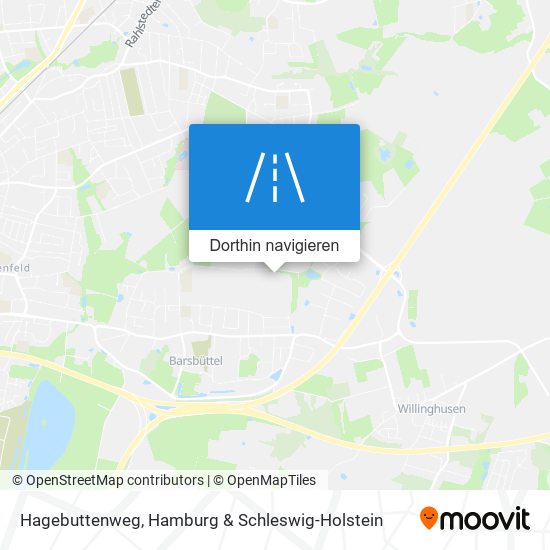 Hagebuttenweg Karte