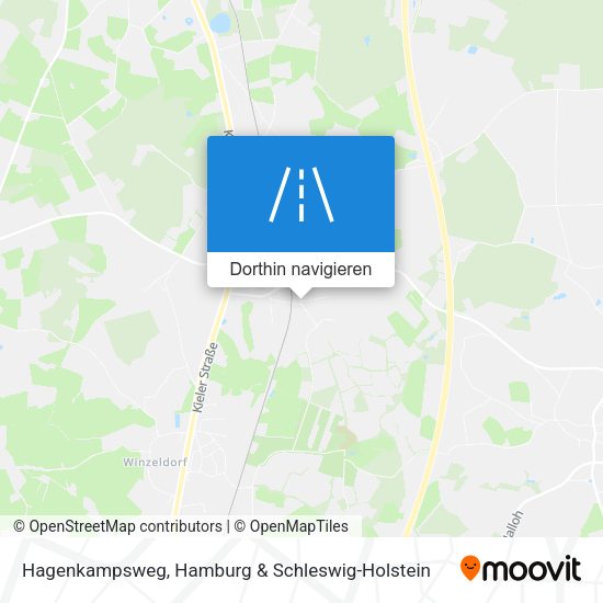 Hagenkampsweg Karte