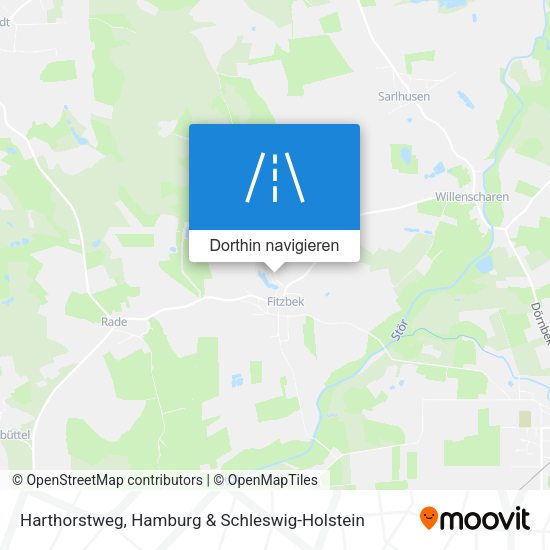 Harthorstweg Karte