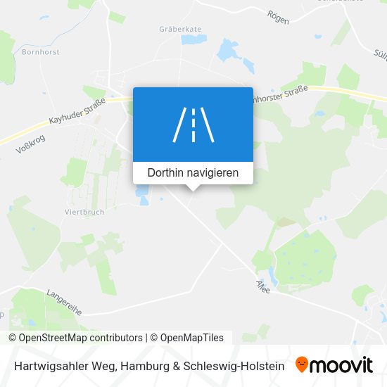 Hartwigsahler Weg Karte