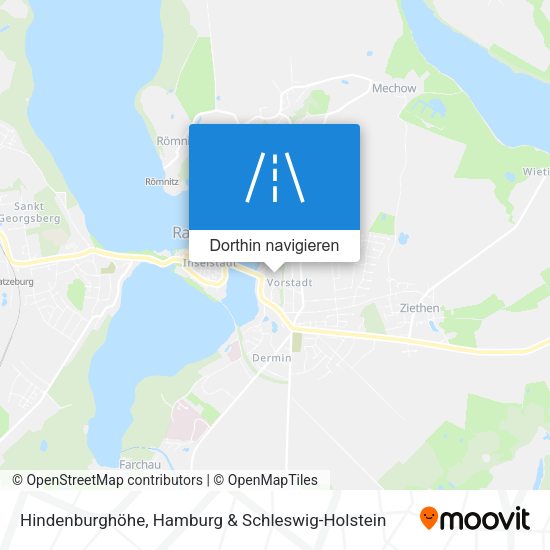 Hindenburghöhe Karte