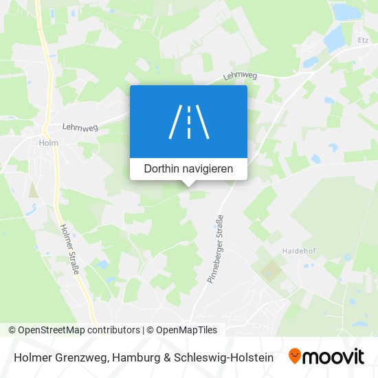 Holmer Grenzweg Karte