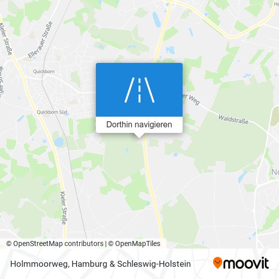 Holmmoorweg Karte