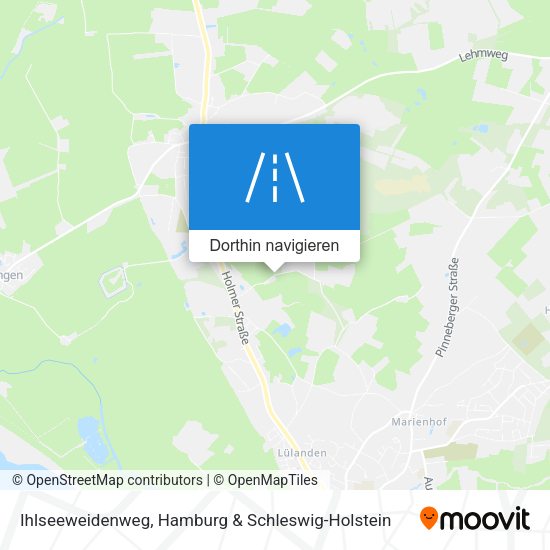 Ihlseeweidenweg Karte